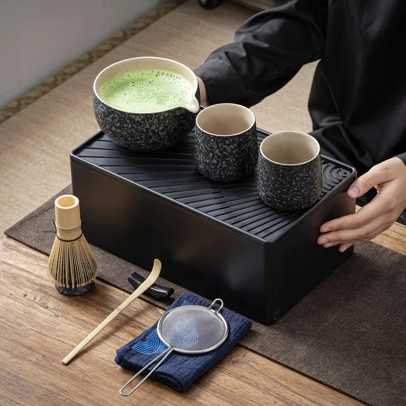 TEANAGOO Matcha Set 12-delig met Kom en Kopjes — foto 5