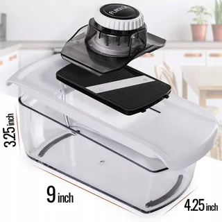 FULLSTAR Mandoline Groentesnijder Komkommerrasp 6-in-1 — miniatuur 5