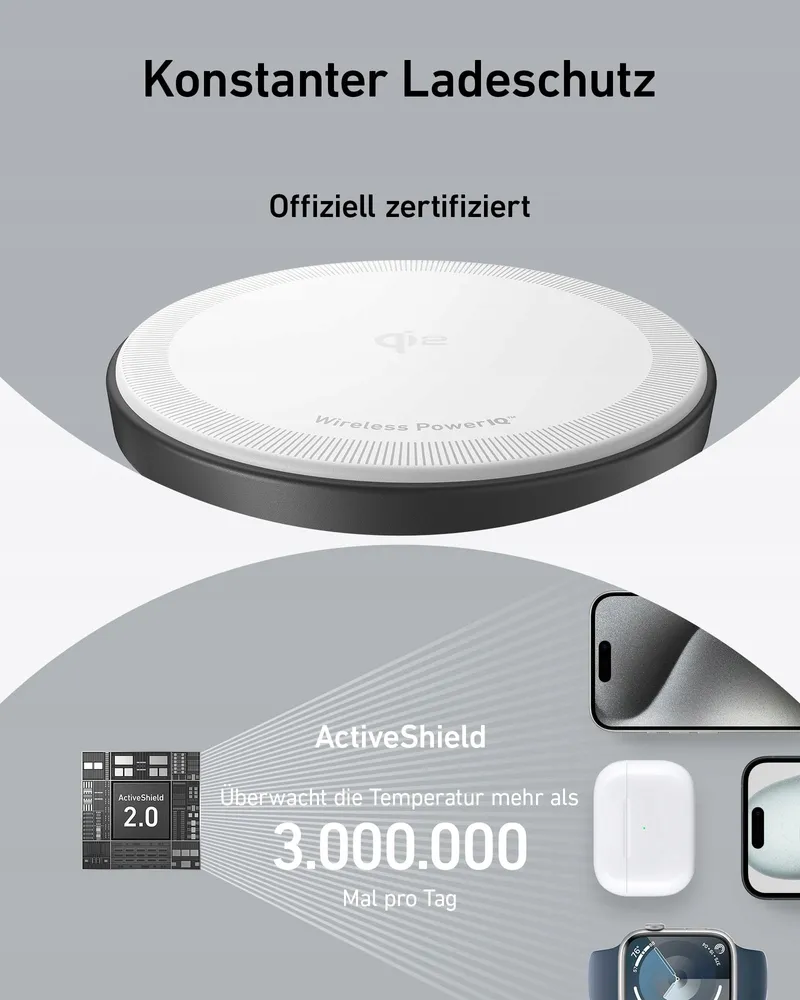 ANKER MagGo 3-in-1 Draadloos Laadstation iPhone AirPods Watch — foto 7