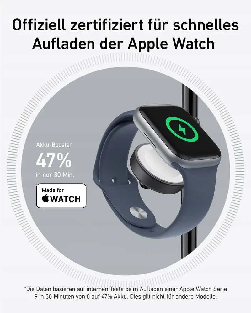 ANKER MagGo 3-in-1 Draadloos Laadstation iPhone AirPods Watch — foto 4