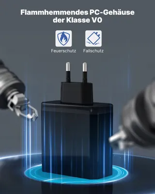 USB Lader 6-poorts Snel 33W QC 3.0 Voor iPhone iPad — miniatuur 3