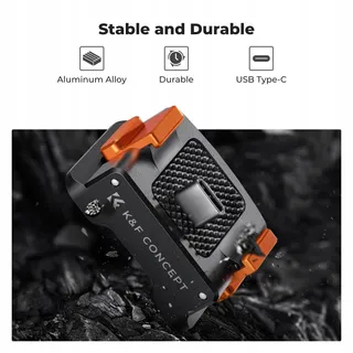 K&F CONCEPT Oplaadstation DJI Osmo Pocket 3 Type-C Arca-Swiss Aluminium — miniatuur 8