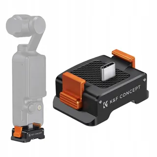 K&F CONCEPT Oplaadstation DJI Osmo Pocket 3 Type-C Arca-Swiss Aluminium — miniatuur 2