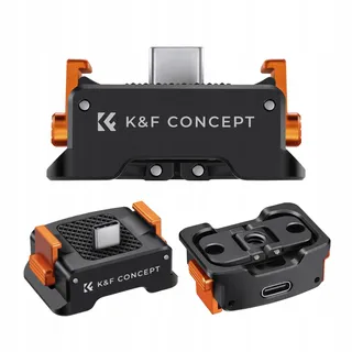 K&F CONCEPT Oplaadstation DJI Osmo Pocket 3 Type-C Arca-Swiss Aluminium — miniatuur 1