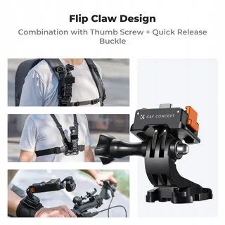 K&F CONCEPT Oplaadstation DJI Osmo Pocket 3 Type-C Arca-Swiss Aluminium — miniatuur 6