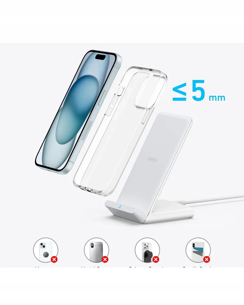 ANKER 313 Draadloze Oplader Qi 10W Snelladen — foto 11