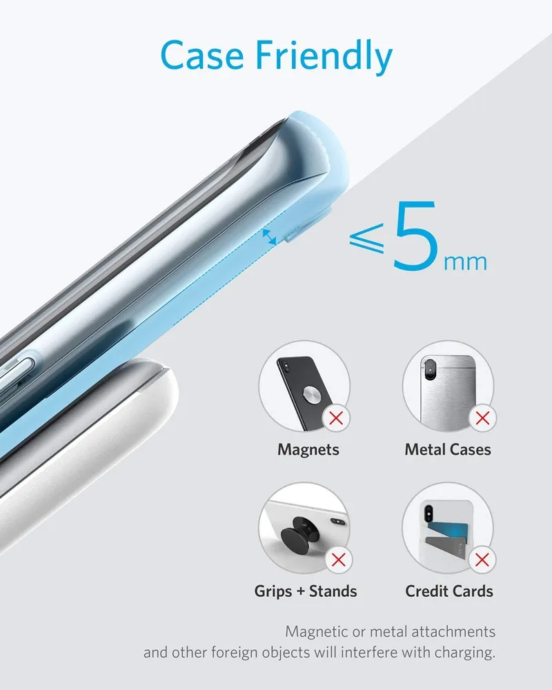 ANKER 313 Draadloze Oplader Qi 10W Snelladen — foto 5