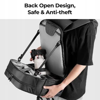K&F CONCEPT Camerarugzak Laptopvak 15-15,6 Inch 20L — miniatuur 4