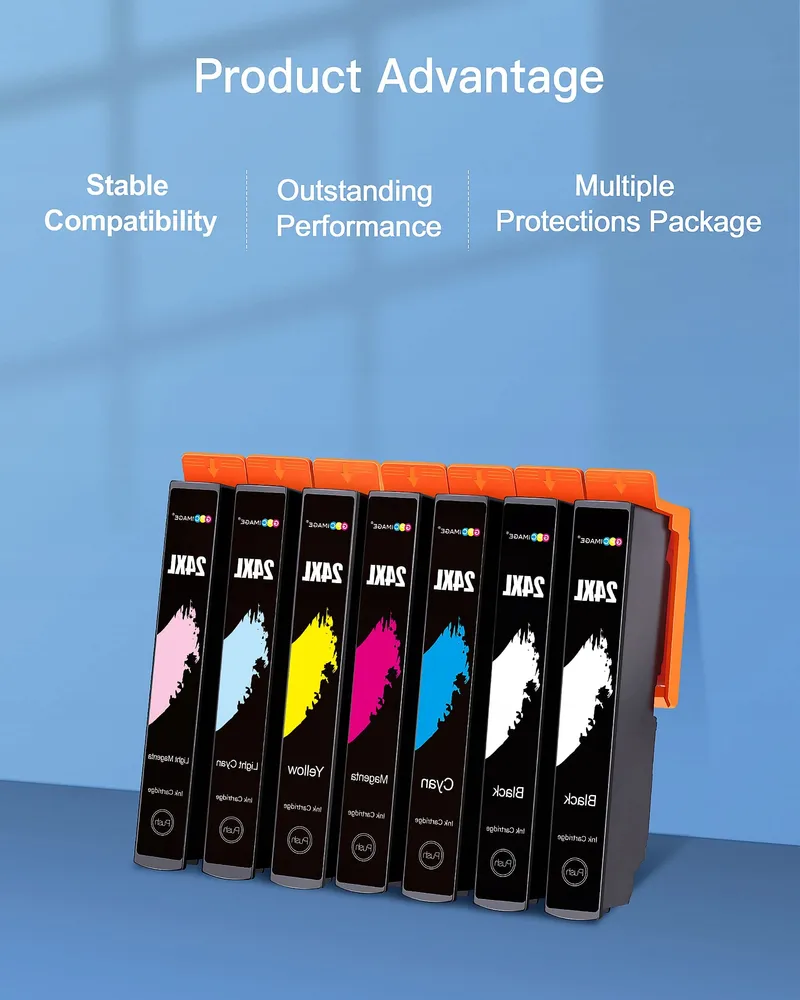 GPC IMAGE Compatibele Inktcartridges 24XL XP-55 XP-960 14 Stuks — foto 4