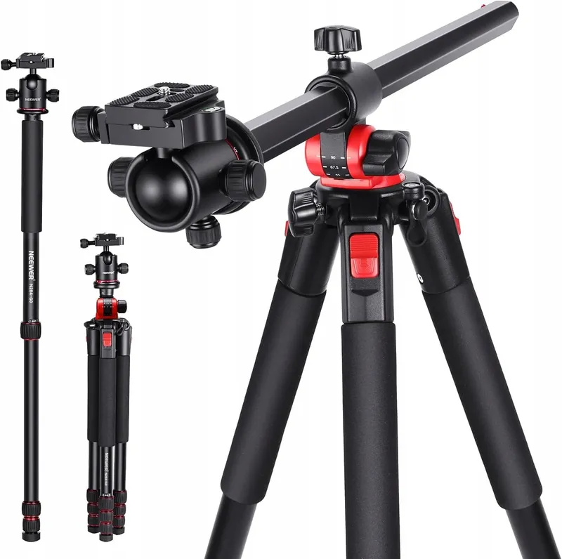 NEEWER Statief 184cm Aluminium Kogelkop Arca Plaat — foto 1
