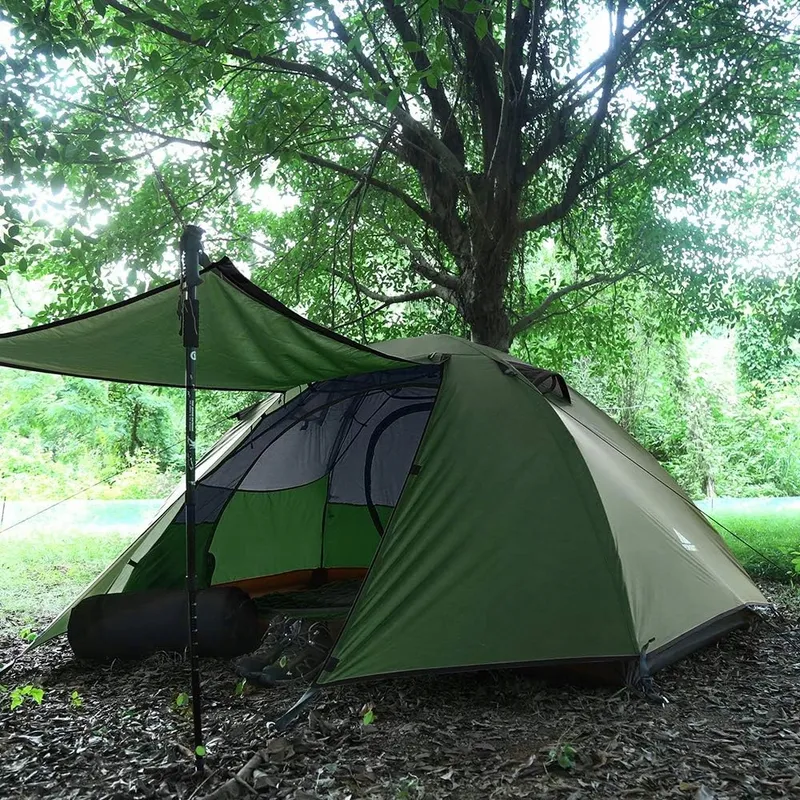 FORCEATT Tent 2 Personen Waterdicht 3-4 Seizoenen Licht Trekking Outdoor — foto 9