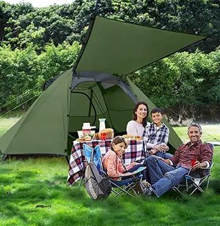 FORCEATT Tent 4 Personen Waterdicht Licht Camping Trekking — miniatuur 7
