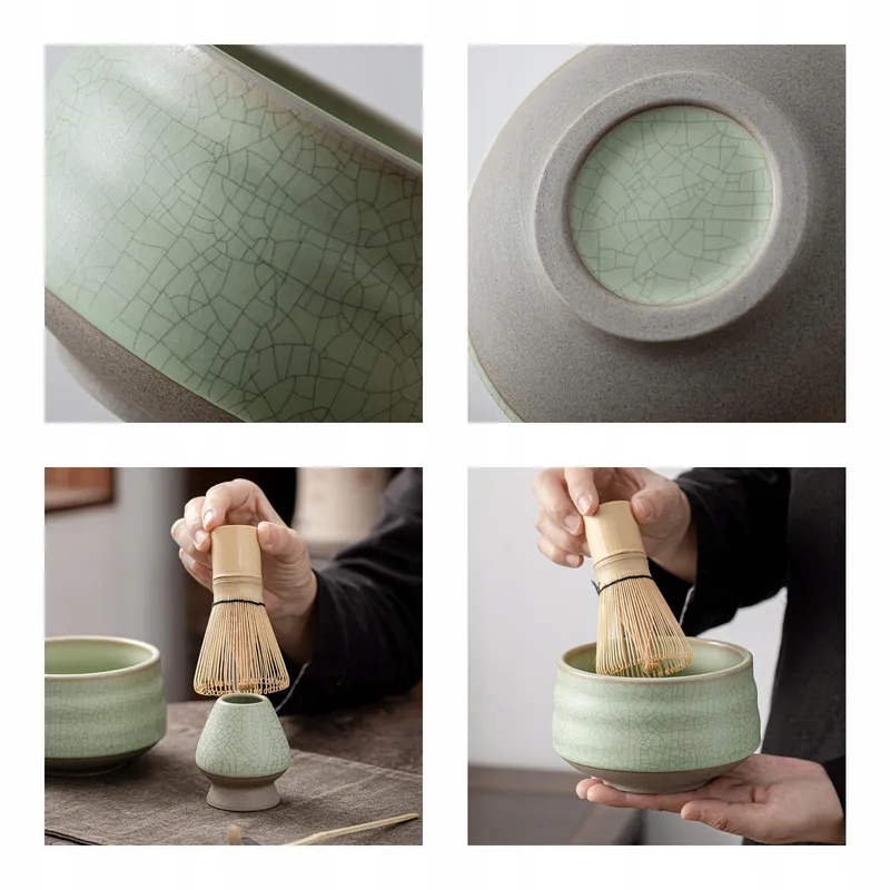 TEANAGOO Matcha Set 7-delig Garde Zeef Kom — foto 4