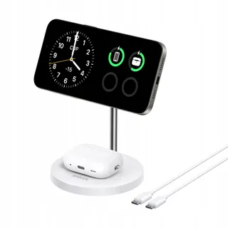 ANKER MagGo MagSafe Oplader 15W 2-in-1 Apple Watch