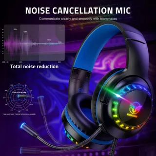 PACRATE RGB Gaming Headset PS4 PS5 Xbox PC Switch Microfoon — miniatuur 2