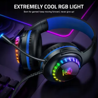 PACRATE RGB Gaming Headset PS4 PS5 Xbox PC Switch Microfoon — miniatuur 6