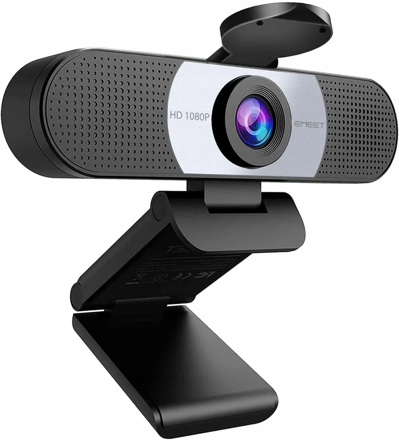 EMEET Webcam Full HD 1080P met Lensdop Dubbele Microfoon — foto 1