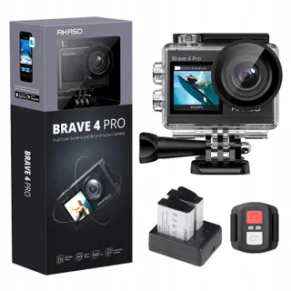 AKASO Actiecamera 4K 20MP WiFi Waterdicht Ultra HD EIS Stabilisatie — miniatuur 1