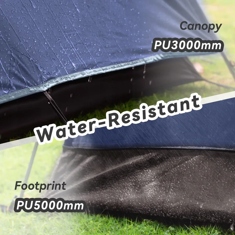 FORCEATT Campingtent 3 Personen Waterdicht Ultralicht Trekking — foto 3