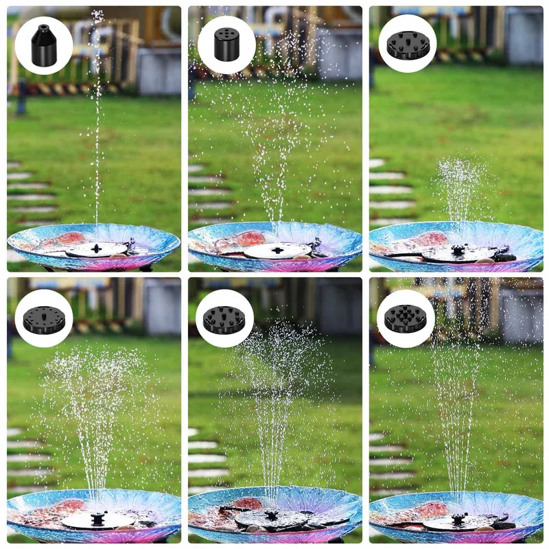 AISITIN Solar Fontein Buiten 2.8W Paneel DIY Tuinpomp Vijver — foto 7