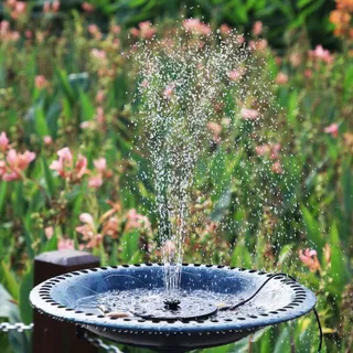 AISITIN Solar Fontein Buiten 2.8W Paneel DIY Tuinpomp Vijver — miniatuur 2