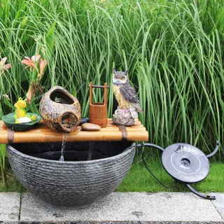 AISITIN Solar Fontein Buiten 2.8W Paneel DIY Tuinpomp Vijver — miniatuur 4