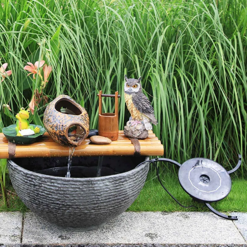 AISITIN Solar Fontein Buiten 2.8W Paneel DIY Tuinpomp Vijver — foto 4