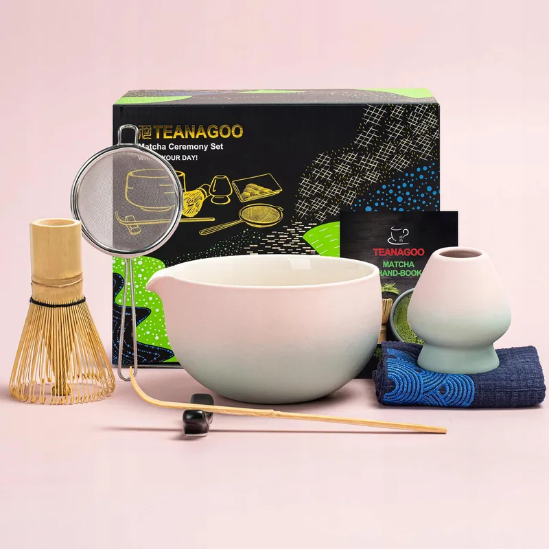 TEANAGOO Matcha Theeset 7-delig met Accessoires — foto 1