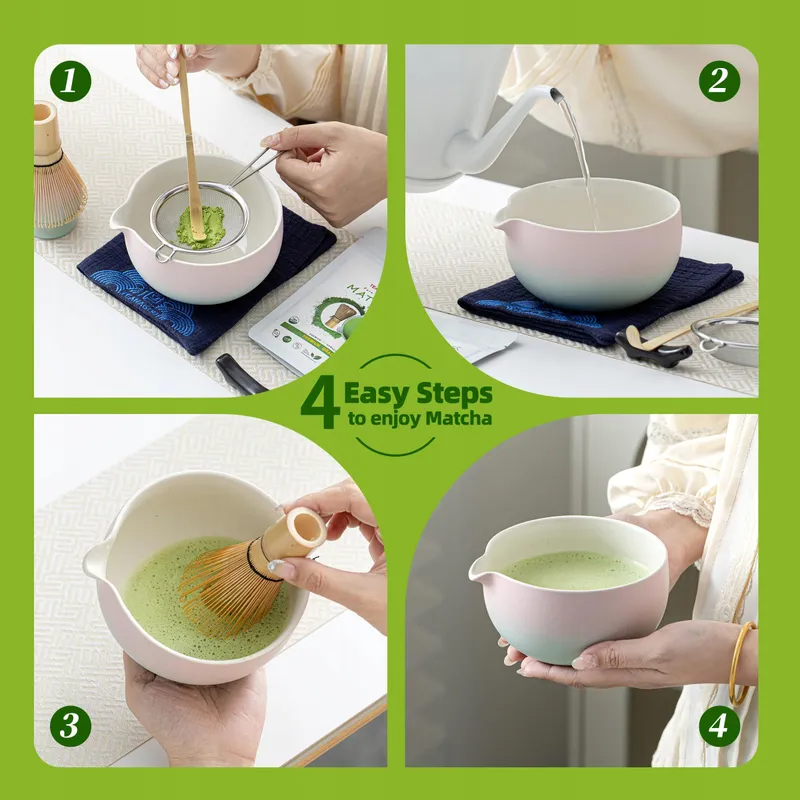 TEANAGOO Matcha Theeset 7-delig met Accessoires — foto 4