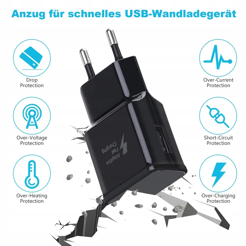 KAIMENGLONG Snellader USB Samsung Galaxy S23 S22 S21 S20 — foto 9