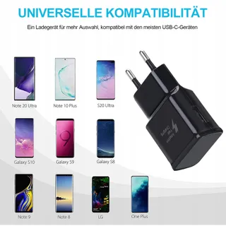KAIMENGLONG Snellader USB Samsung Galaxy S23 S22 S21 S20 — miniatuur 8