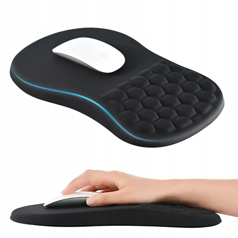 EOOCOO Ergonomische Muismat Polssteun Massage 300x200mm — foto 1