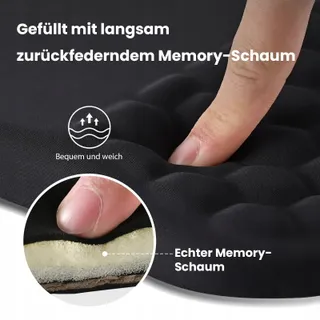 EOOCOO Ergonomische Muismat Polssteun Massage 300x200mm — miniatuur 2