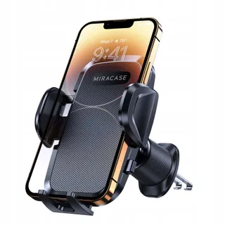 MIRACASE Telefoonhouder Auto Ventilatierooster 360 Draaibaar — miniatuur 1