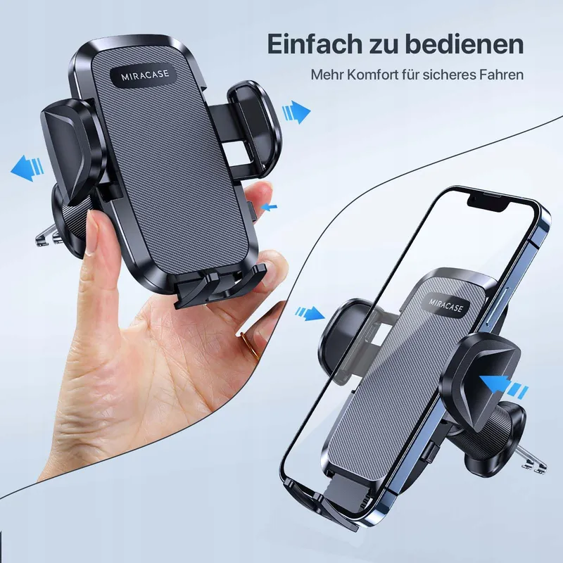 MIRACASE Telefoonhouder Auto Ventilatierooster 360 Draaibaar — foto 2