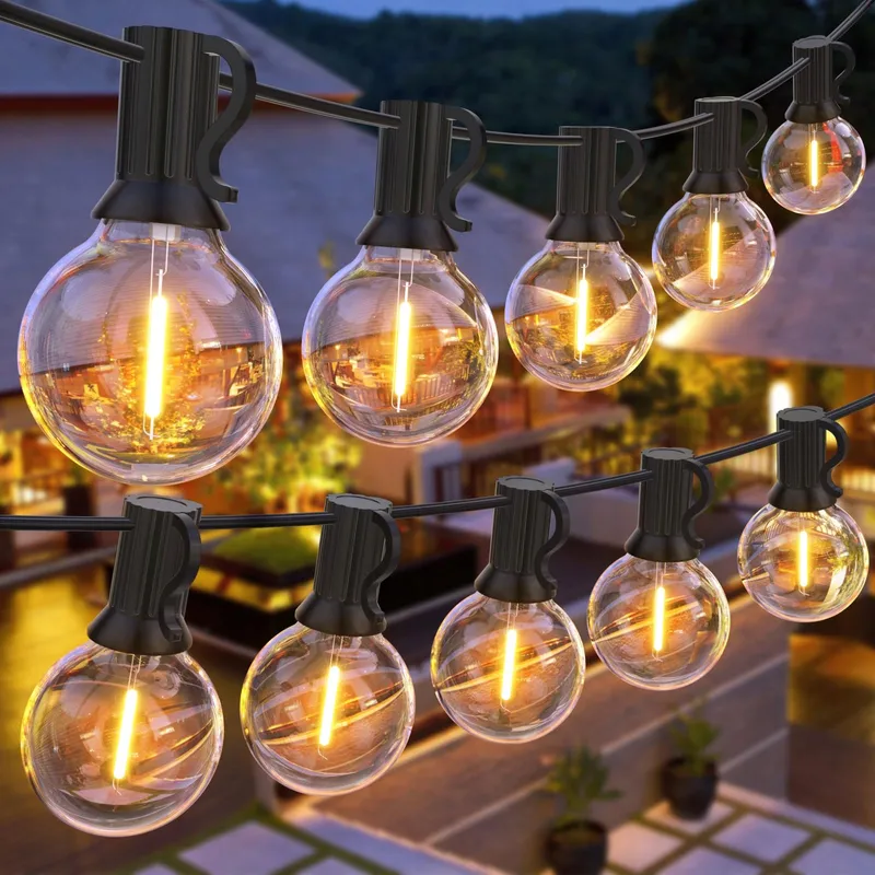 GPATIO Kerstverlichting Lichtsnoer LED Gloeilampen 30m Warm Wit — foto 2