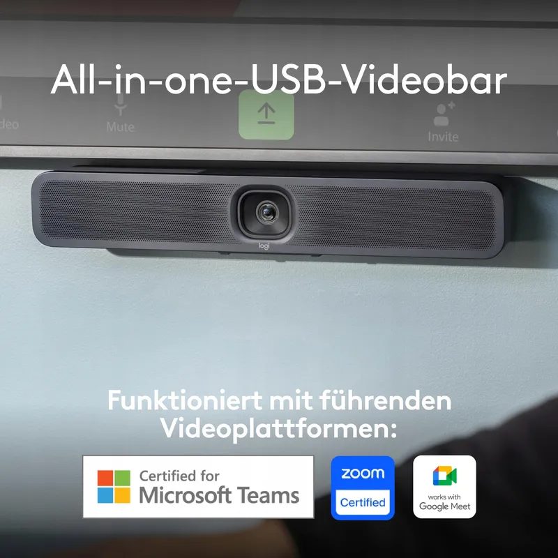 LOGITECH MeetUp 2 USB AI Conferentiecamera Teams Zoom Google — foto 2