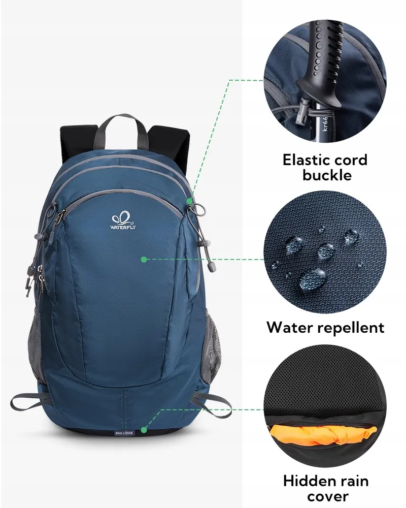 WATERFLY Trekkingrugzak 30L Waterdicht Wandelen Uniseks — foto 2