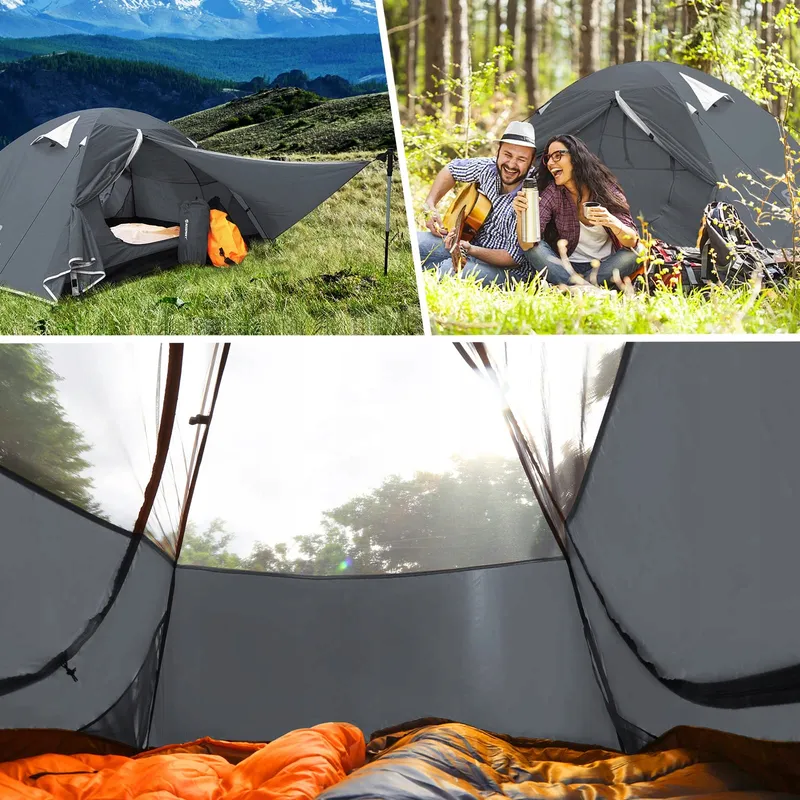 BESSPORT Tent 2 Personen Licht Waterdicht Camping Wandelen — foto 5