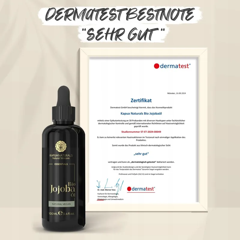 BIO Jojoba Olie 100ml Natuurlijk Haar Huid Nagels Vegan — foto 2