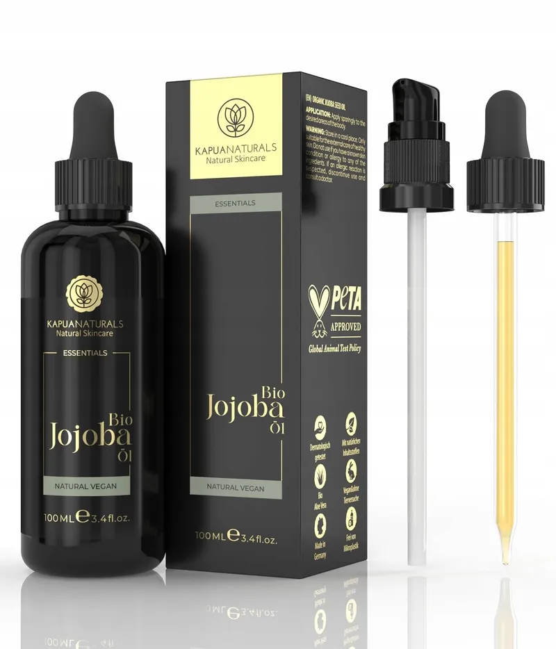 BIO Jojoba Olie 100ml Natuurlijk Haar Huid Nagels Vegan — foto 9