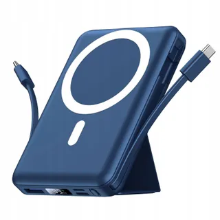 AZMUTH Magnetische Draadloze Powerbank 10000mAh iPhone 22.5W LED — miniatuur 1