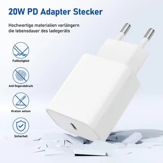JEENEK Universeel 3-in-1 Kabel Apple Watch iPhone USB-C 2M — miniatuur 4