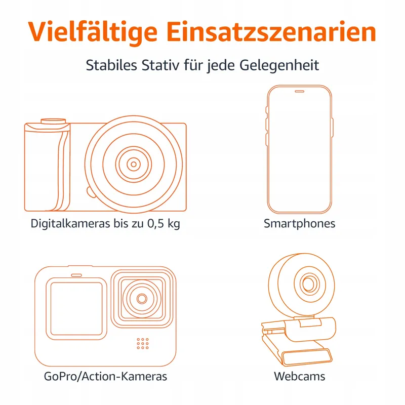 BASICS Draagbaar Flexibel Statief Afstandsbediening Telefoonhouder — foto 3