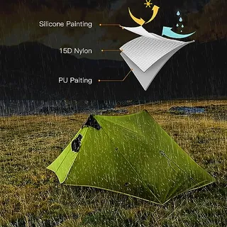 NIGHT CAT Ultralichte Trekkingtent 2 Personen Waterdicht — miniatuur 4