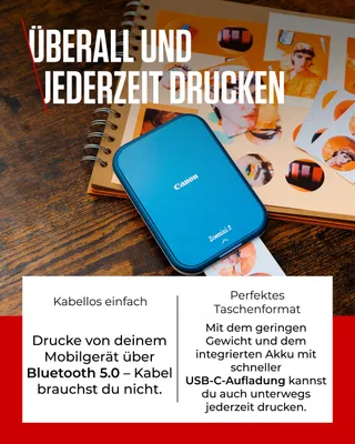 CANON Zoemini 2 Mobiele Fotoprinter Zink Set Stickers — miniatuur 3