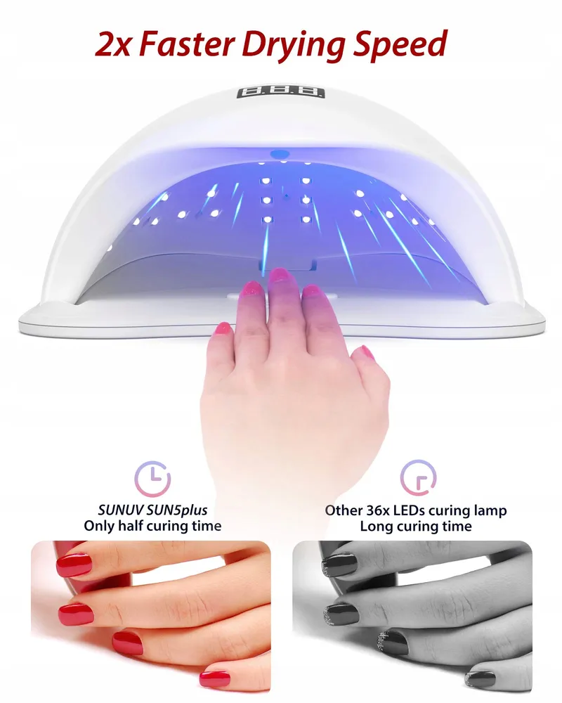 SUNUV SUN5Plus UV LED Nagellamp 48W Professioneel Gel — foto 5