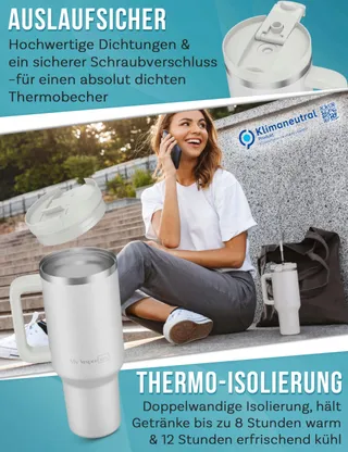 VESPERBOX Kinny Thermosbeker Met Rietje Roestvrij Staal — miniatuur 3