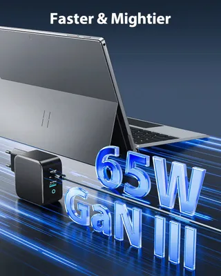 USB-C Oplader 65W met Surface Kabel Pro Go Laptop Book — miniatuur 4