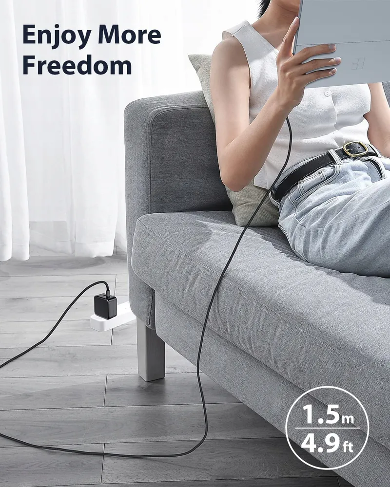 USB-C Oplader 65W met Surface Kabel Pro Go Laptop Book — foto 8